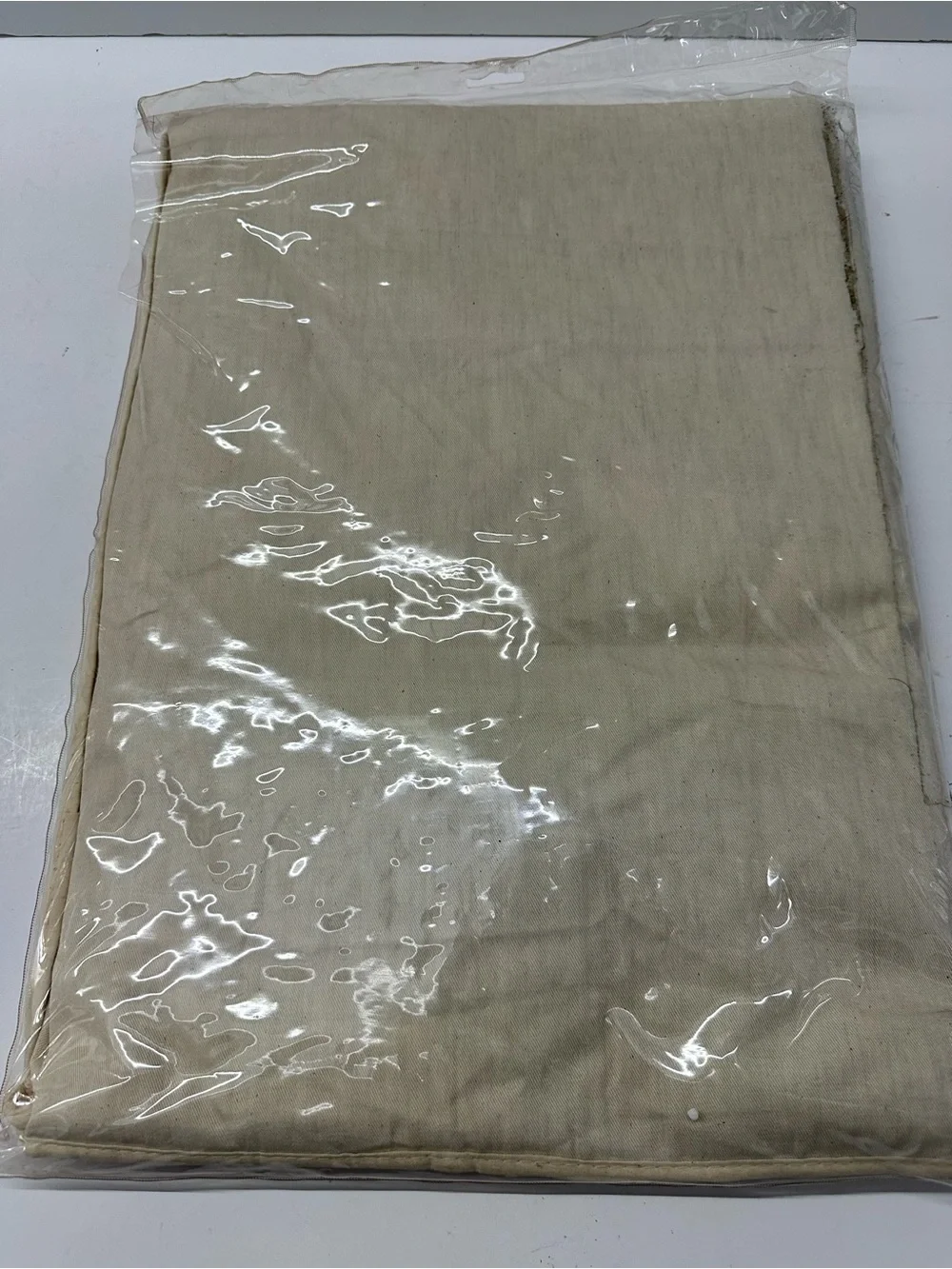 The Container Store Canvas Coat/Gown Storage Bag 14” deep x 20” wide x 62” long